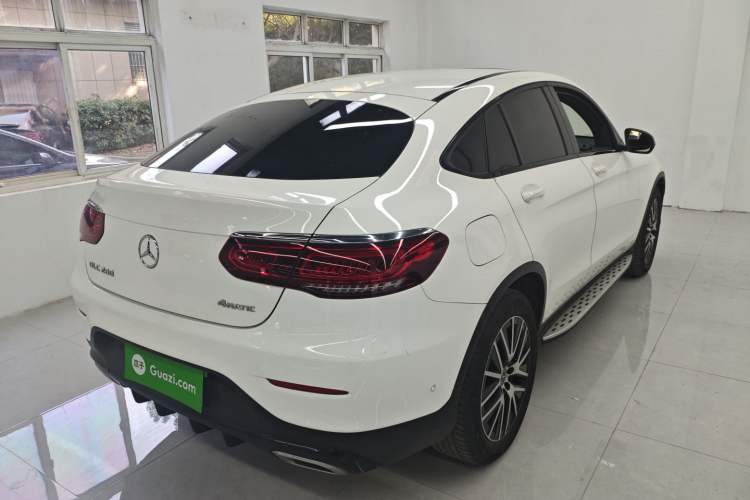 Used Mercedes-Benz GLC Coupe 2021 GLC 260 4MATIC Coupe SUV Rear Right 45 Deg