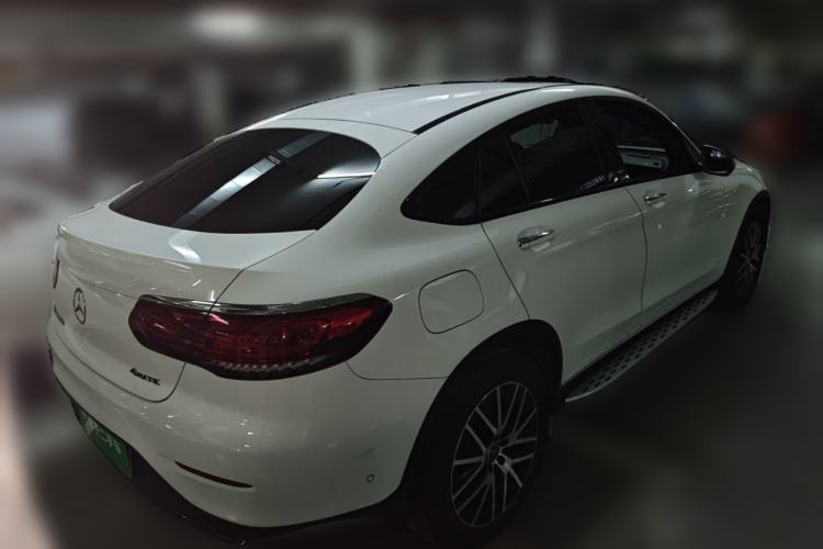 Used Mercedes-Benz GLC Coupe 2021 GLC 300 4MATIC Coupe SUV Rear Right 45 Deg