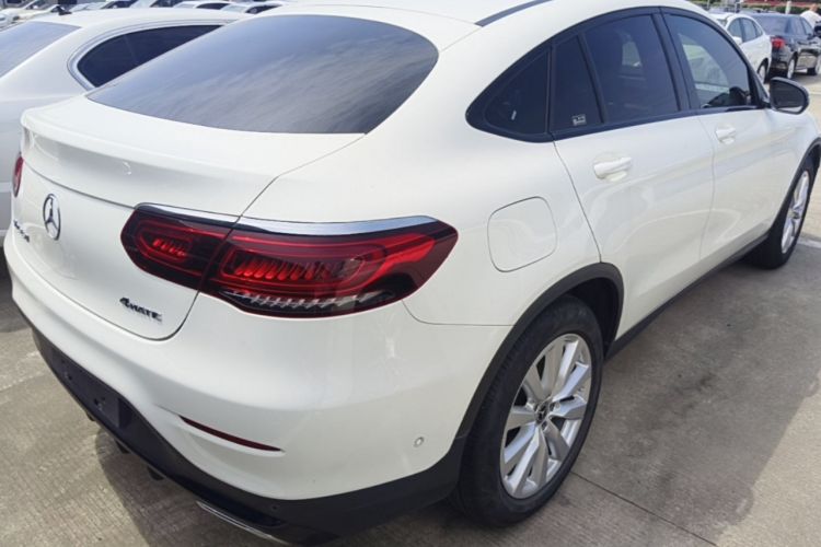 Used Mercedes-Benz GLC Coupe 2021 GLC 260 4MATIC Coupe SUV Rear Right 45 Deg