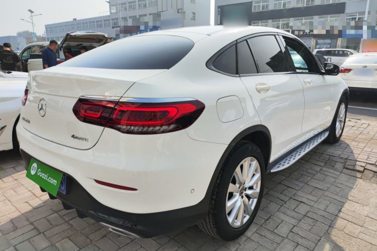 Used Mercedes-Benz GLC Coupe 2021 GLC 260 4MATIC Coupe SUV Rear Right 45 Deg