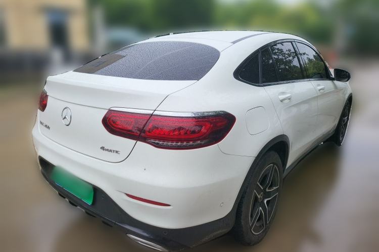 Used Mercedes-Benz GLC Coupe 2021 GLC 260 4MATIC Coupe SUV Rear Right 45 Deg