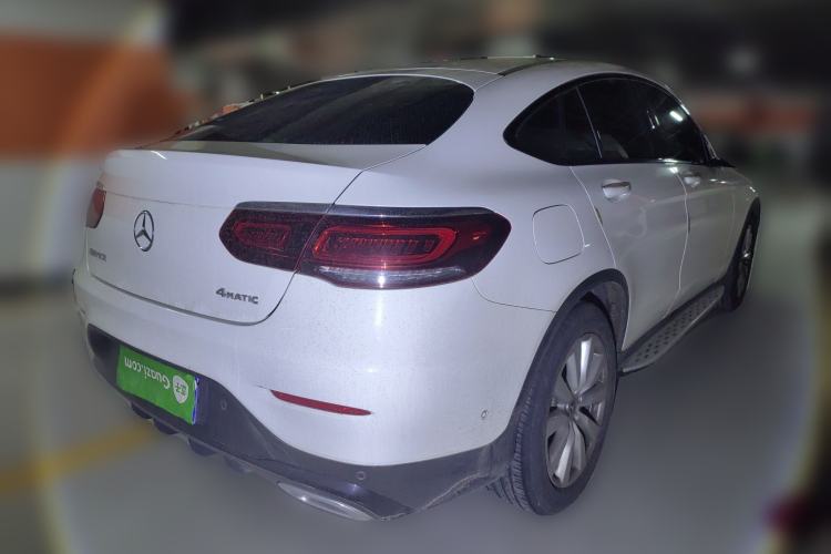 Used Mercedes-Benz GLC Coupe 2021 GLC 260 4MATIC Coupe SUV Rear Right 45 Deg