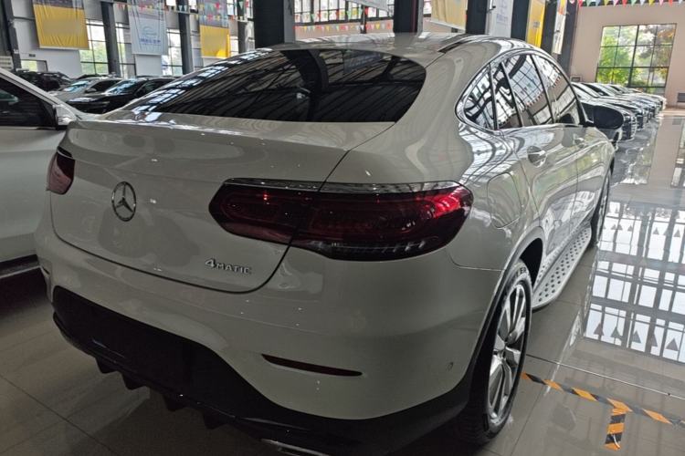 Used Mercedes-Benz GLC Coupe 2021 GLC 260 4MATIC Coupe SUV Rear Right 45 Deg
