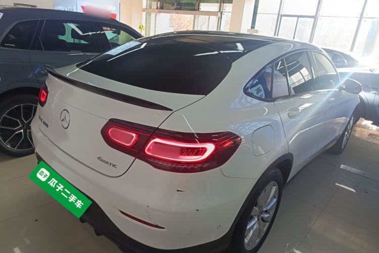 Used Mercedes-Benz GLC Coupe 2021 GLC 260 4MATIC Coupe SUV Rear Right 45 Deg