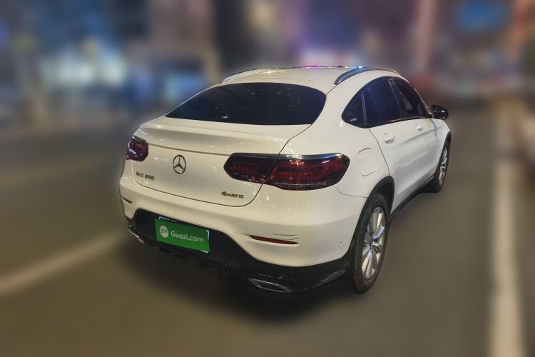 Used Mercedes-Benz GLC Coupe 2021 GLC 260 4MATIC Coupe SUV Rear Right 45 Deg
