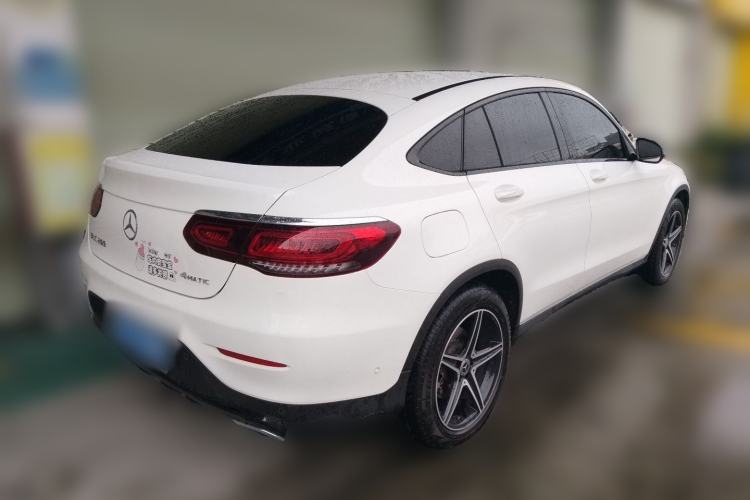 Used Mercedes-Benz GLC Coupe 2021 GLC 260 4MATIC Coupe SUV Rear Right 45 Deg