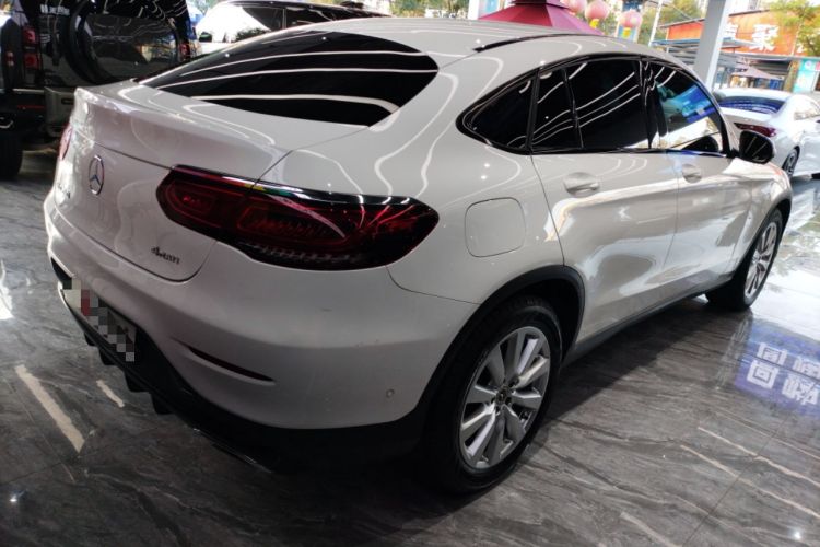 Used Mercedes-Benz GLC Coupe 2021 GLC 260 4MATIC Coupe SUV Rear Right 45 Deg