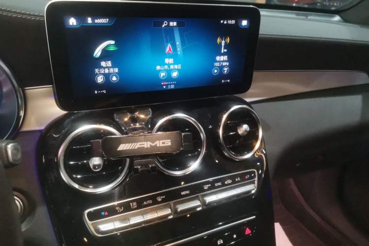 Used Mercedes-Benz GLC Coupe 2022 Refreshed GLC 260 4MATIC Coupe SUV Audio And AC Panel