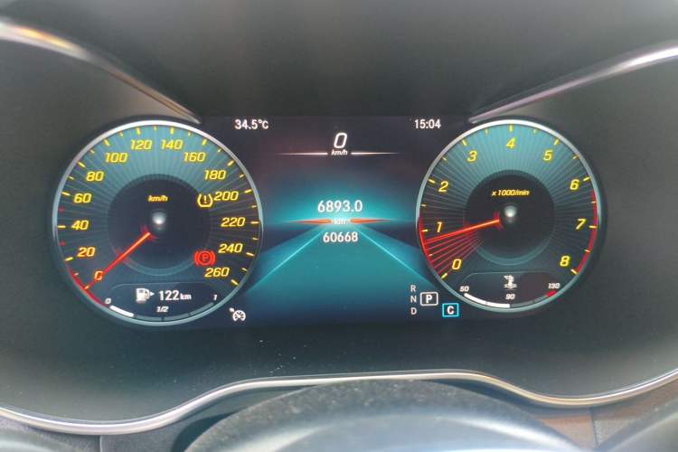 Used Mercedes-Benz GLC Coupe 2022 Refreshed GLC 260 4MATIC Coupe SUV Instrument Cluster
