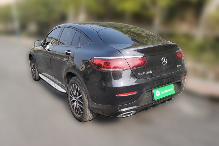 Used Mercedes-Benz GLC Coupe 2022 Refreshed GLC 300 4MATIC Coupe SUV Rear Left 45 Deg