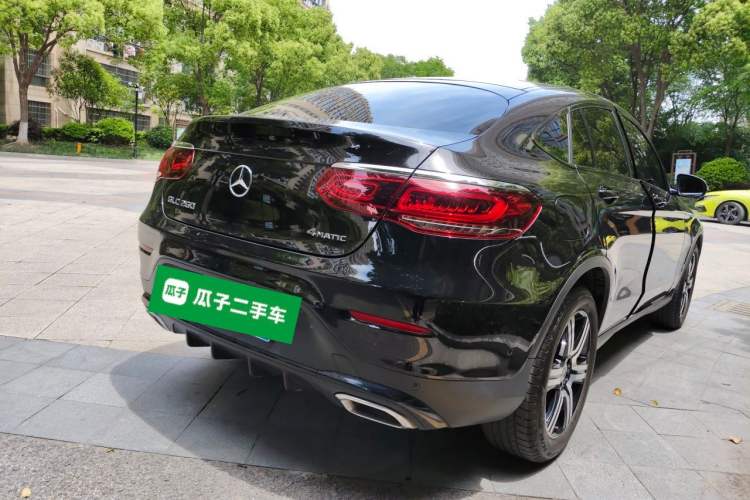 Used Mercedes-Benz GLC Coupe 2022 Refreshed GLC 260 4MATIC Coupe SUV Rear Right 45 Deg