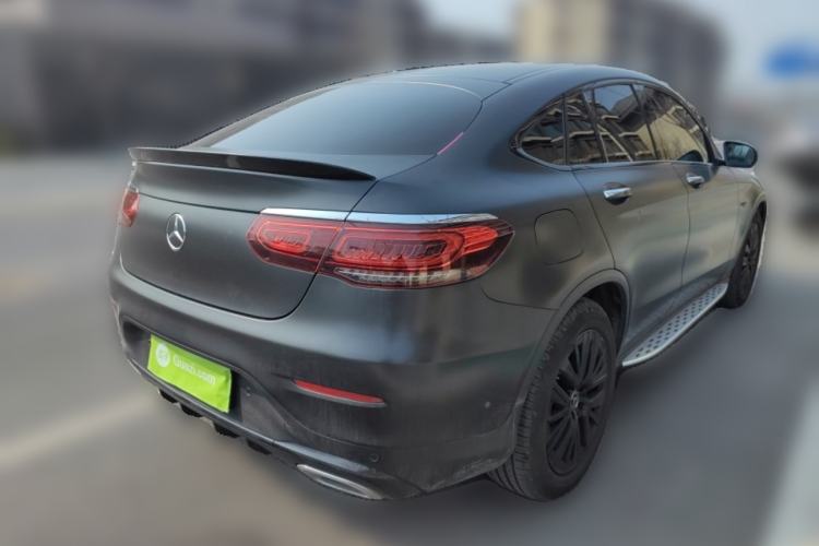 Used Mercedes-Benz GLC Coupe 2022 Refreshed GLC 300 4MATIC Coupe SUV Rear Right 45 Deg