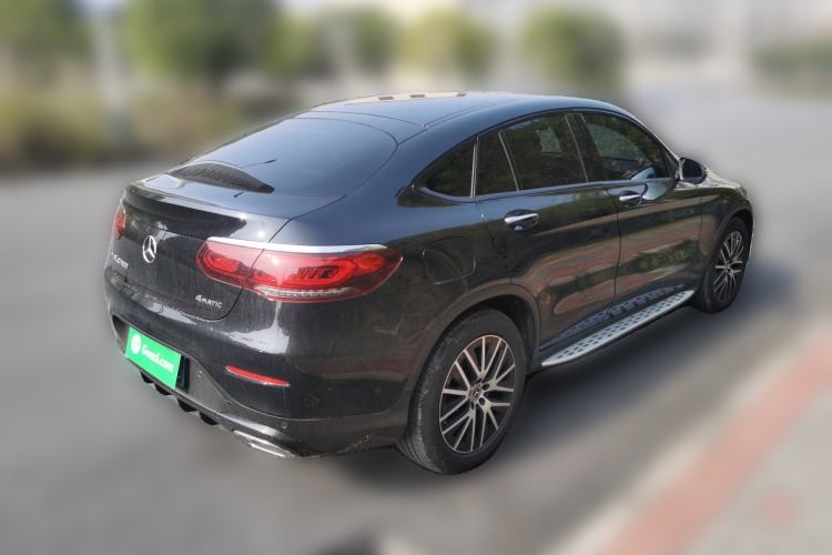 Used Mercedes-Benz GLC Coupe 2022 Refreshed GLC 300 4MATIC Coupe SUV Rear Right 45 Deg