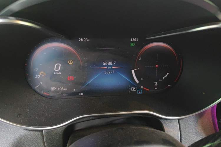 Used Mercedes-Benz GLC Coupe 2022 Refreshed GLC 260 4MATIC Coupe SUV Instrument Cluster