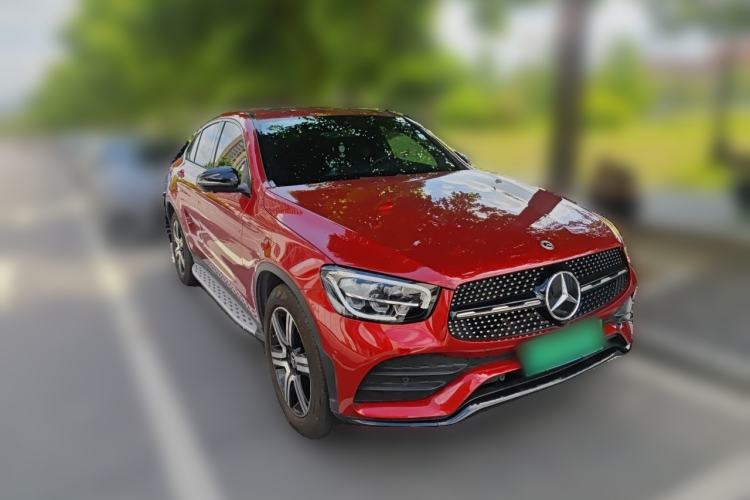 Used Mercedes-Benz GLC Coupe 2022 Refreshed GLC 260 4MATIC Coupe SUV Front Right 45 Deg