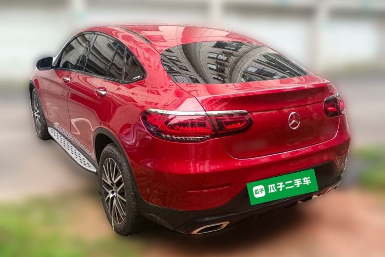 Used Mercedes-Benz GLC Coupe 2022 Refreshed GLC 300 4MATIC Coupe SUV Rear Left 45 Deg
