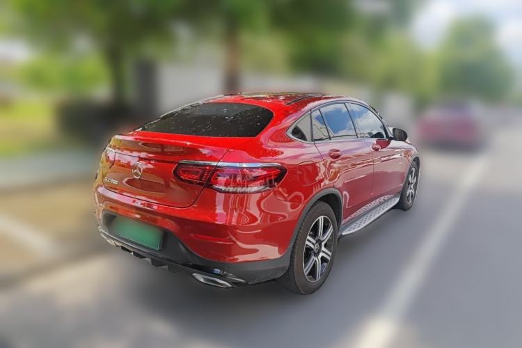 Used Mercedes-Benz GLC Coupe 2022 Refreshed GLC 260 4MATIC Coupe SUV Rear Right 45 Deg