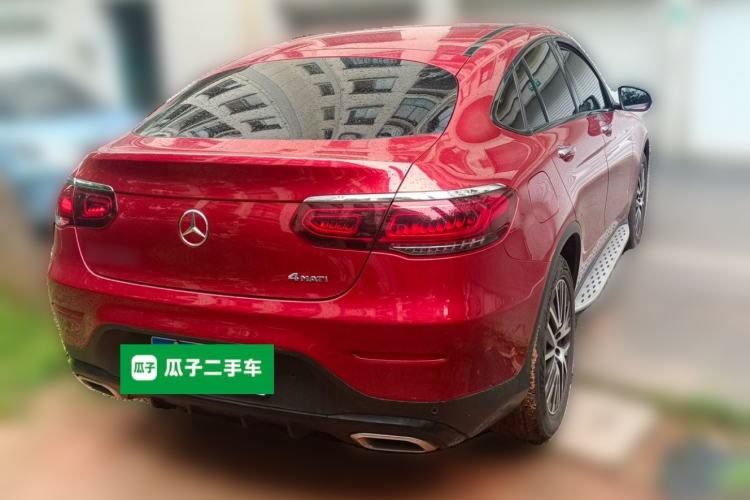 Used Mercedes-Benz GLC Coupe 2022 Refreshed GLC 300 4MATIC Coupe SUV Rear Right 45 Deg