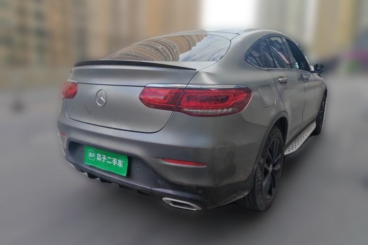 Used Mercedes-Benz GLC Coupe 2022 Refreshed GLC 260 4MATIC Coupe SUV Rear Right 45 Deg