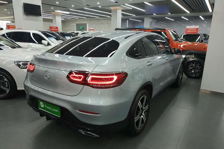 Used Mercedes-Benz GLC Coupe 2022 Refreshed GLC 260 4MATIC Coupe SUV Rear Right 45 Deg