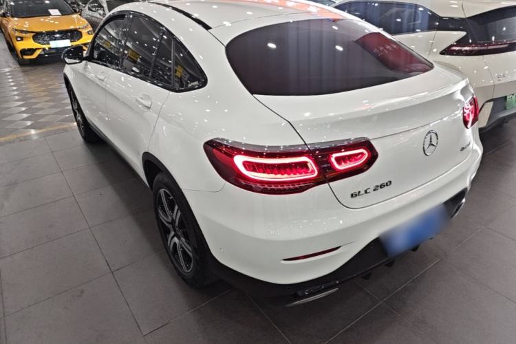 Used Mercedes-Benz GLC Coupe 2022 Refreshed GLC 260 4MATIC Coupe SUV Rear Left 45 Deg