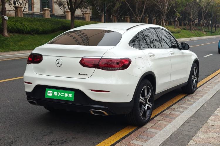 Used Mercedes-Benz GLC Coupe 2022 Refreshed GLC 260 4MATIC Coupe SUV Rear Right 45 Deg