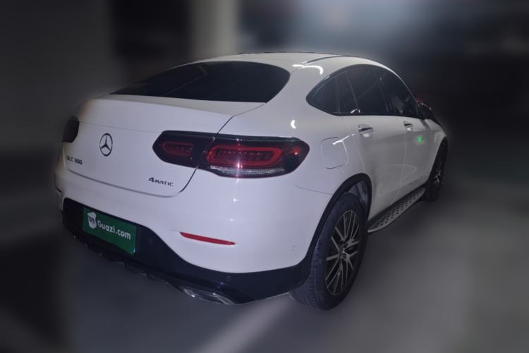 Used Mercedes-Benz GLC Coupe 2022 Refreshed GLC 300 4MATIC Coupe SUV Rear Right 45 Deg