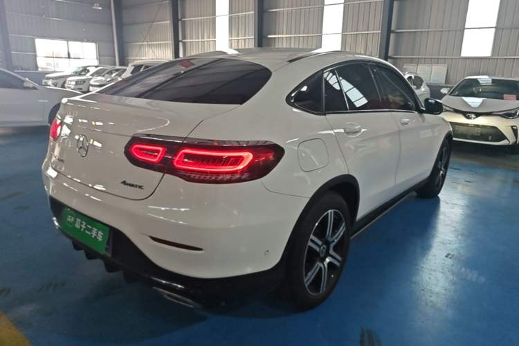 Used Mercedes-Benz GLC Coupe 2022 Refreshed GLC 260 4MATIC Coupe SUV Rear Right 45 Deg