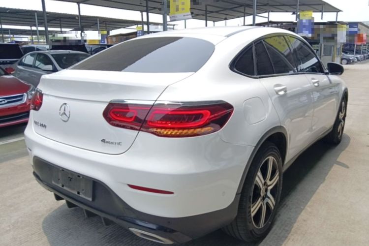 Used Mercedes-Benz GLC Coupe 2022 Refreshed GLC 260 4MATIC Coupe SUV Rear Right 45 Deg