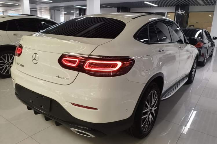 Used Mercedes-Benz GLC Coupe 2022 Refreshed GLC 300 4MATIC Coupe SUV Rear Right 45 Deg