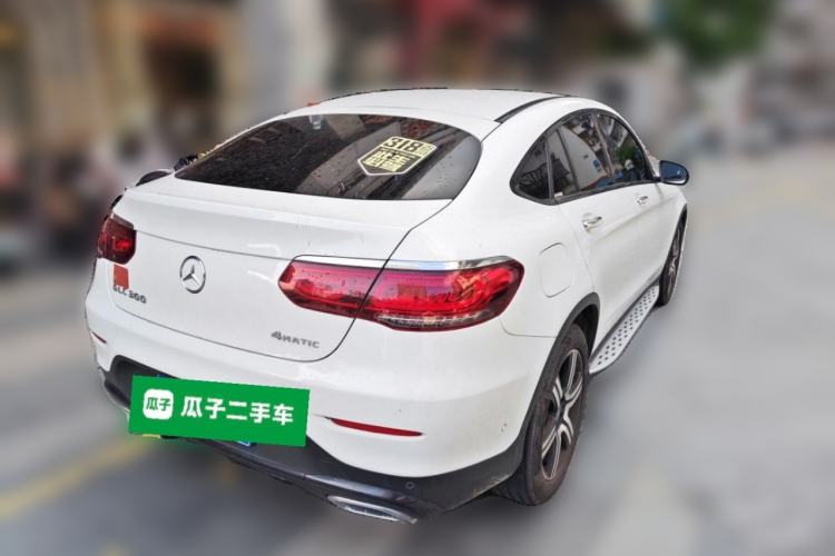Used Mercedes-Benz GLC Coupe 2022 Refreshed GLC 260 4MATIC Coupe SUV Rear Right 45 Deg