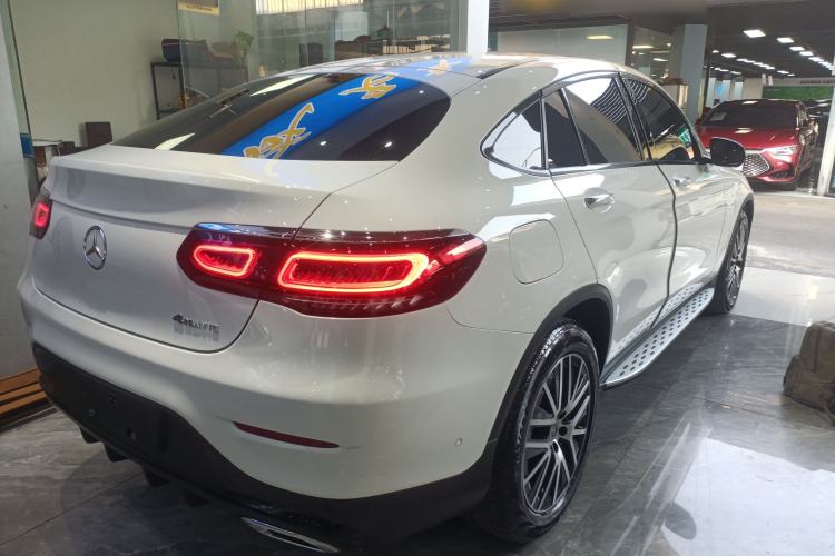 Used Mercedes-Benz GLC Coupe 2022 Refreshed GLC 300 4MATIC Coupe SUV Rear Right 45 Deg