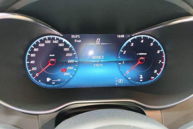 Used Mercedes-Benz GLC Coupe 2023 GLC 260 4MATIC Coupe SUV Odometer Close Up