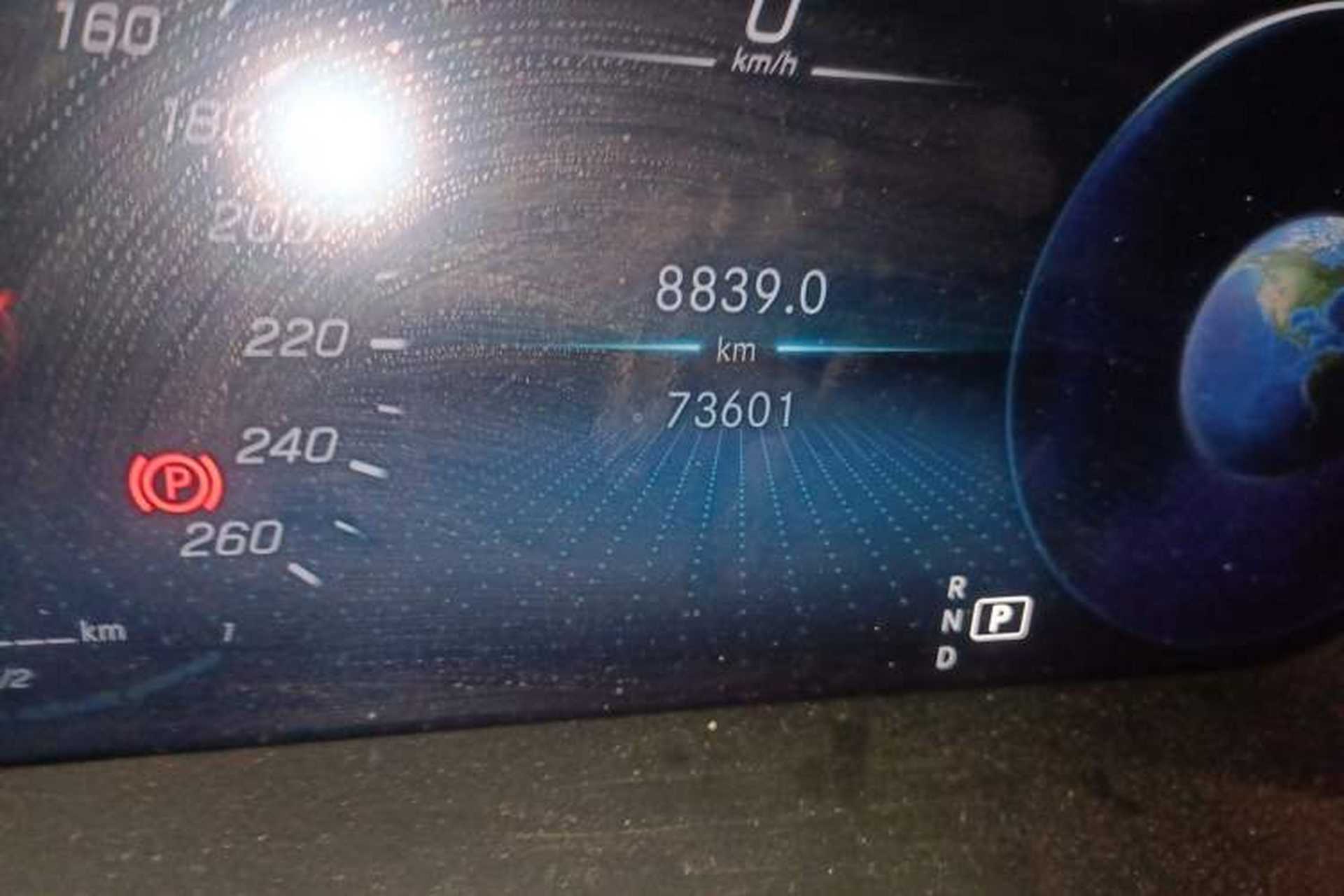 Used Mercedes-Benz GLC Coupe 2023 GLC 260 4MATIC Coupe SUV Odometer Close Up