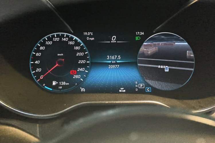 Used Mercedes-Benz GLC Coupe 2023 GLC 260 4MATIC Coupe SUV Odometer Close Up