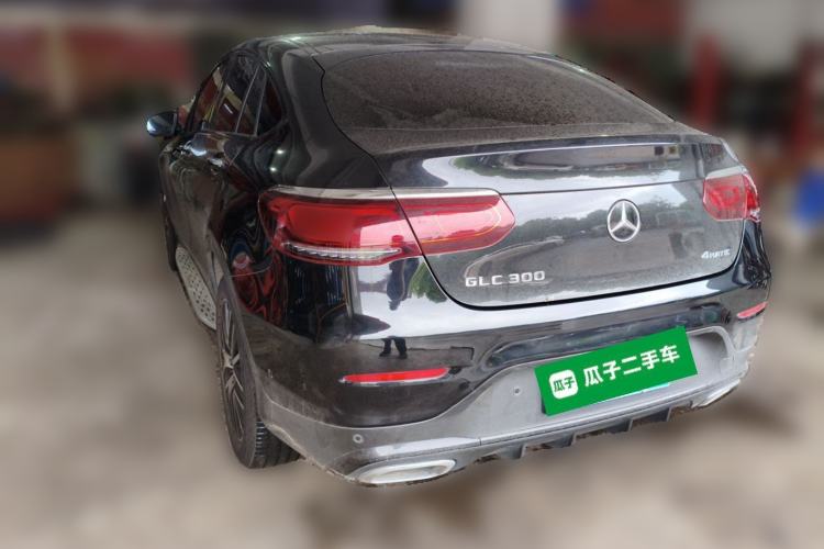 Used Mercedes-Benz GLC Coupe 2023 GLC 300 4MATIC Coupe SUV Rear Left 45 Deg