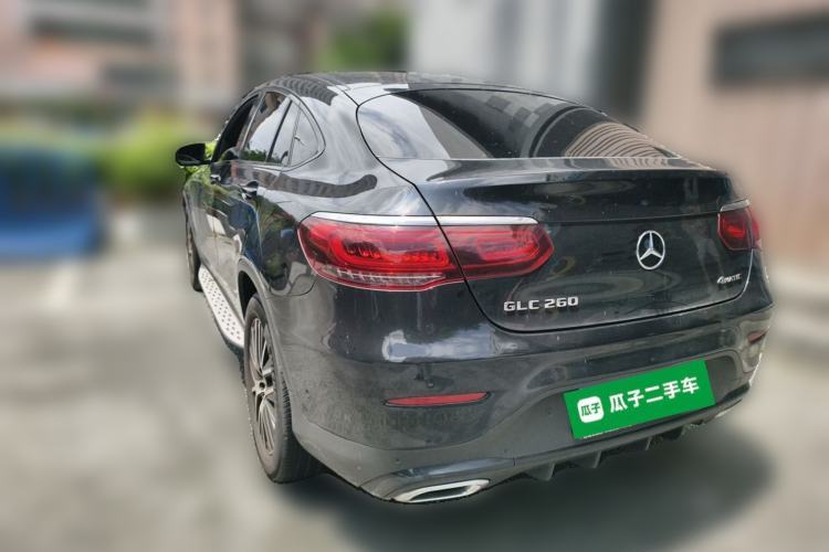 Used Mercedes-Benz GLC Coupe 2023 GLC 260 4MATIC Coupe SUV Rear Left 45 Deg
