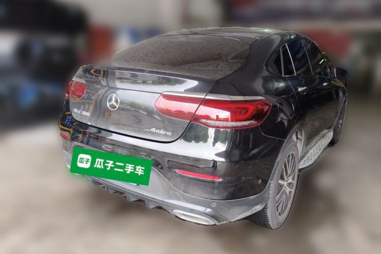 Used Mercedes-Benz GLC Coupe 2023 GLC 300 4MATIC Coupe SUV Rear Right 45 Deg