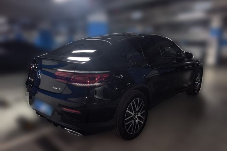 Used Mercedes-Benz GLC Coupe 2023 GLC 260 4MATIC Coupe SUV Rear Right 45 Deg