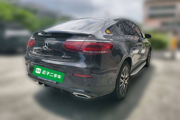 Used Mercedes-Benz GLC Coupe 2023 GLC 260 4MATIC Coupe SUV Rear Right 45 Deg