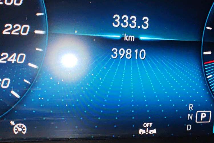 Used Mercedes-Benz GLC Coupe 2023 GLC 260 4MATIC Coupe SUV Odometer Close Up