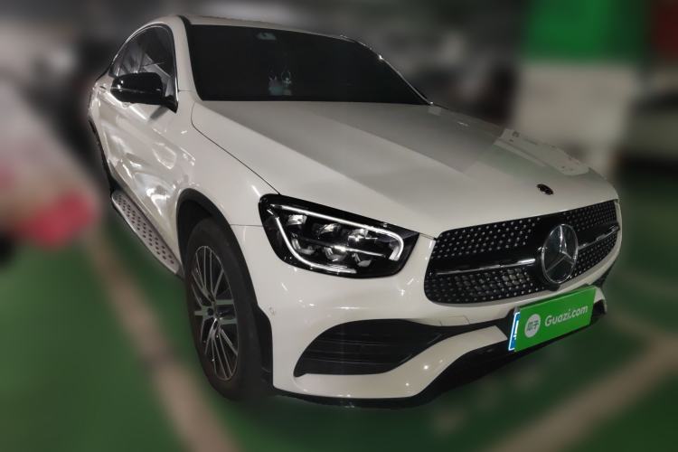 Used Mercedes-Benz GLC Coupe 2023 GLC 300 4MATIC Coupe SUV Front Right 45 Deg