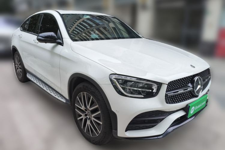 Used Mercedes-Benz GLC Coupe 2023 GLC 300 4MATIC Coupe SUV Front Right 45 Deg