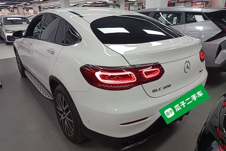 Used Mercedes-Benz GLC Coupe 2023 GLC 300 4MATIC Coupe SUV Rear Left 45 Deg
