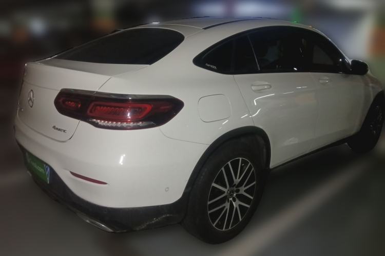 Used Mercedes-Benz GLC Coupe 2023 GLC 260 4MATIC Coupe SUV Rear Right 45 Deg