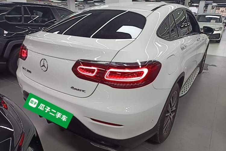 Used Mercedes-Benz GLC Coupe 2023 GLC 300 4MATIC Coupe SUV Rear Right 45 Deg