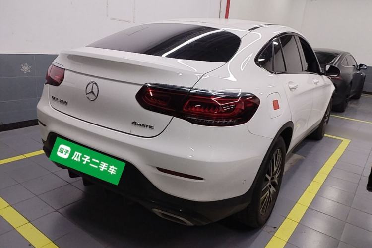 Used Mercedes-Benz GLC Coupe 2023 GLC 260 4MATIC Coupe SUV Rear Right 45 Deg