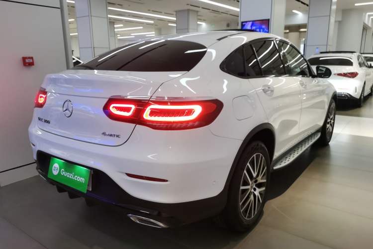Used Mercedes-Benz GLC Coupe 2023 GLC 300 4MATIC Coupe SUV Rear Right 45 Deg