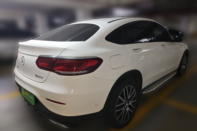 Used Mercedes-Benz GLC Coupe 2023 GLC 300 4MATIC Coupe SUV Rear Right 45 Deg