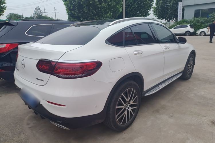 Used Mercedes-Benz GLC Coupe 2023 GLC 300 4MATIC Coupe SUV Rear Right 45 Deg